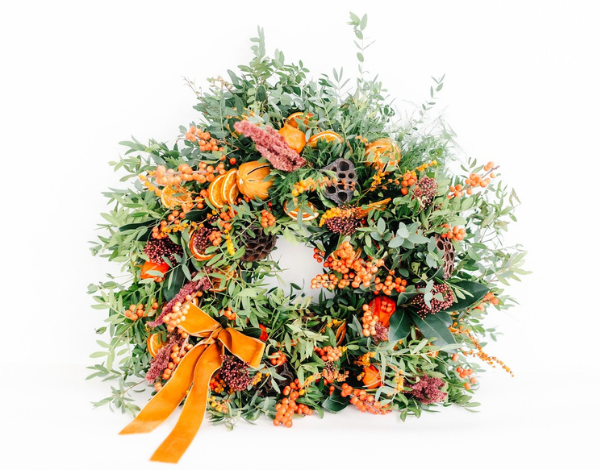 Wreath Making Masterclass with Flowers of Bath